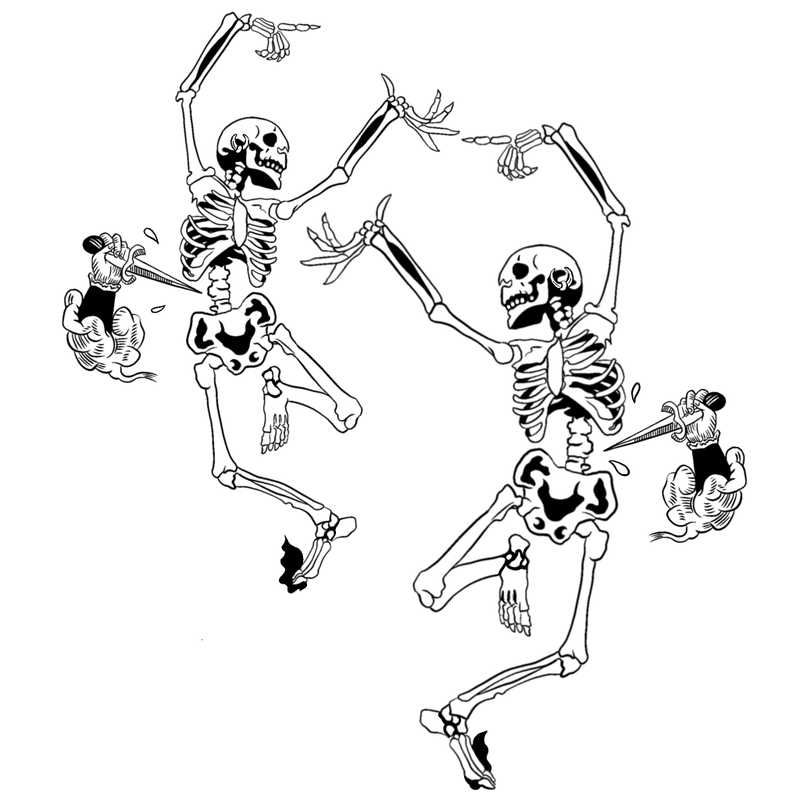 'Dancing Bones' 2020, Digital Image